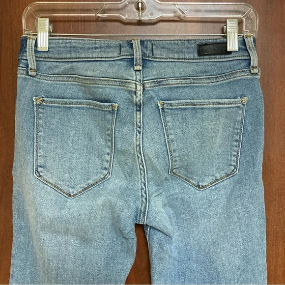 ABERCROMBIE & FITCH Harper Low Rise Ankle Jeans Size 26 Colorblock - Picture 6 of 7